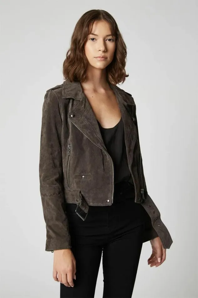 French Grey Jacket Women Blank NYC Jackets