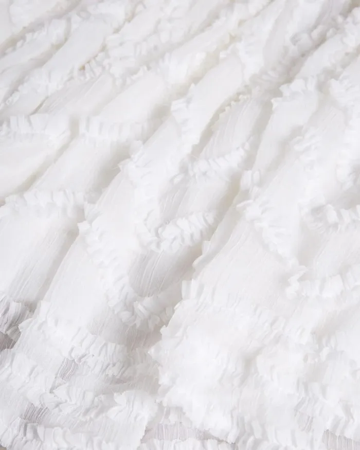 Full Mini Skirt With Micro Ruffle Detail White Women Ted Baker Skirts Full Mini Skirt With Micro Ruffle Detail White Women Ted Baker Skirts
