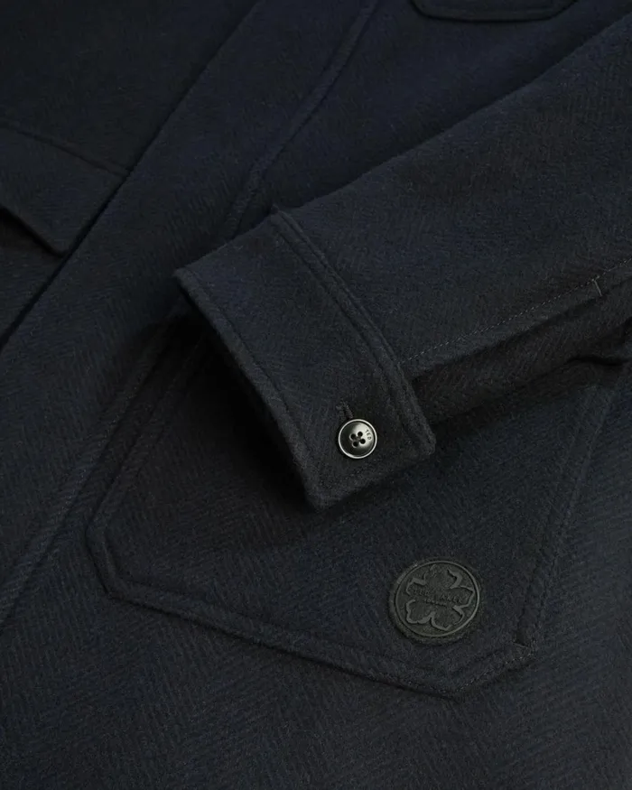 Funnel Neck Coat With Pockets Navy Men Ted Baker Coats and Jackets Funnel Neck Coat With Pockets Navy Men Ted Baker Coats and Jackets