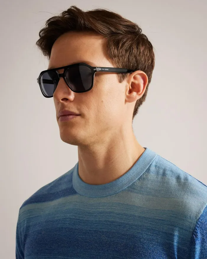 Geometric Aviator Sunglasses Black Men Ted Baker Sunglasses Geometric Aviator Sunglasses Black Men Ted Baker Sunglasses