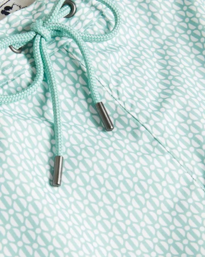 Geometric Swim Shorts Mint Men Ted Baker Clothing