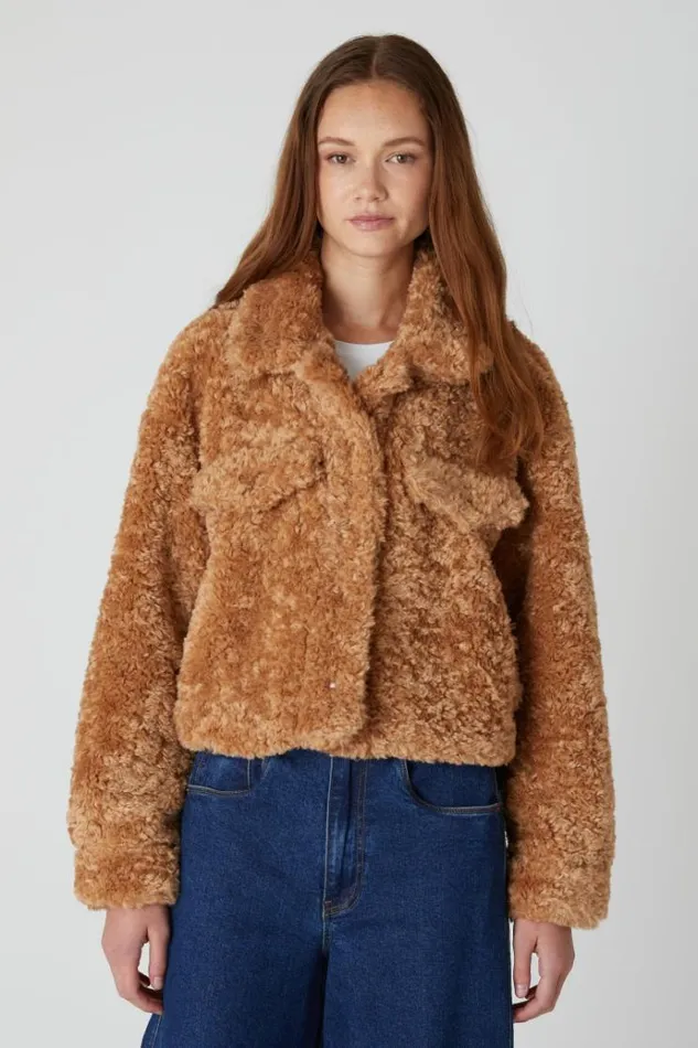 Gingerbread Latte Jacket Women Blank NYC Jackets