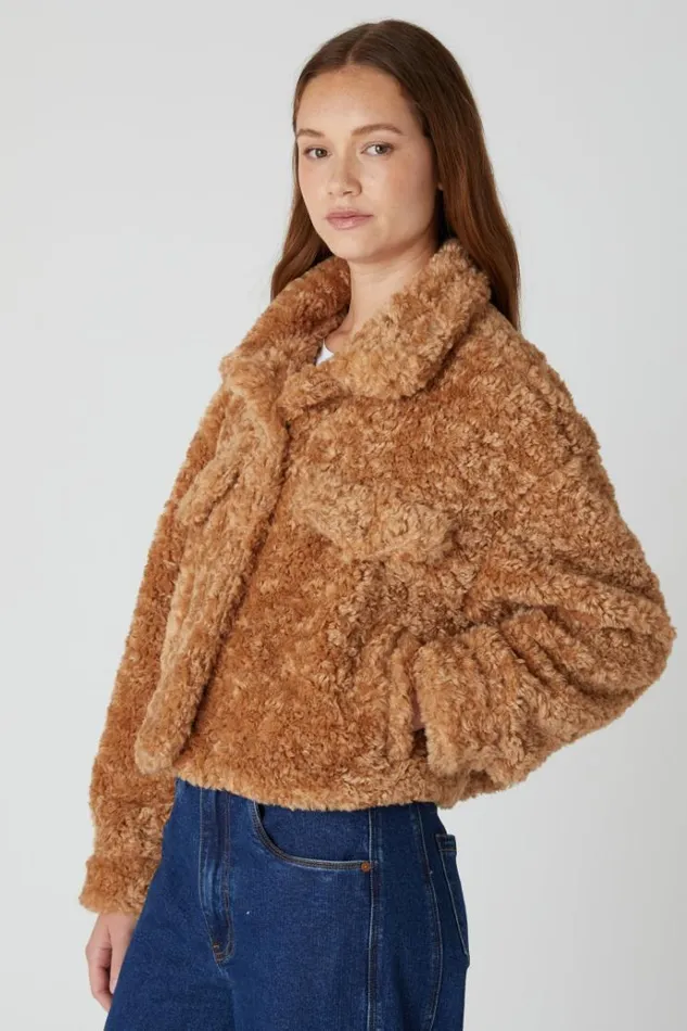 Gingerbread Latte Jacket Women Blank NYC Jackets