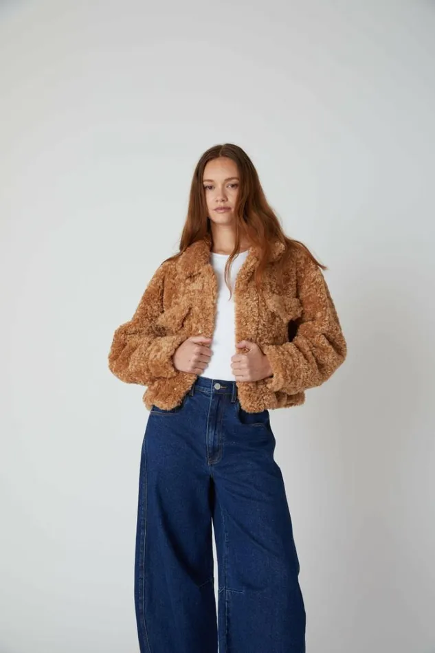 Gingerbread Latte Jacket Women Blank NYC Jackets