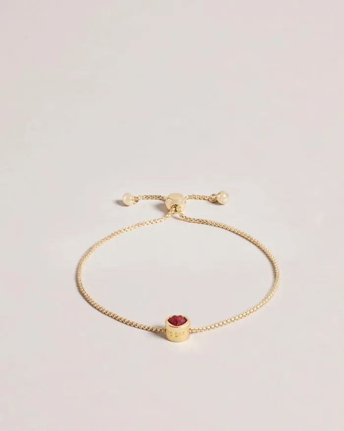 Glass Heart Bracelet Red Women Ted Baker Jewelry Glass Heart Bracelet Red Women Ted Baker Jewelry
