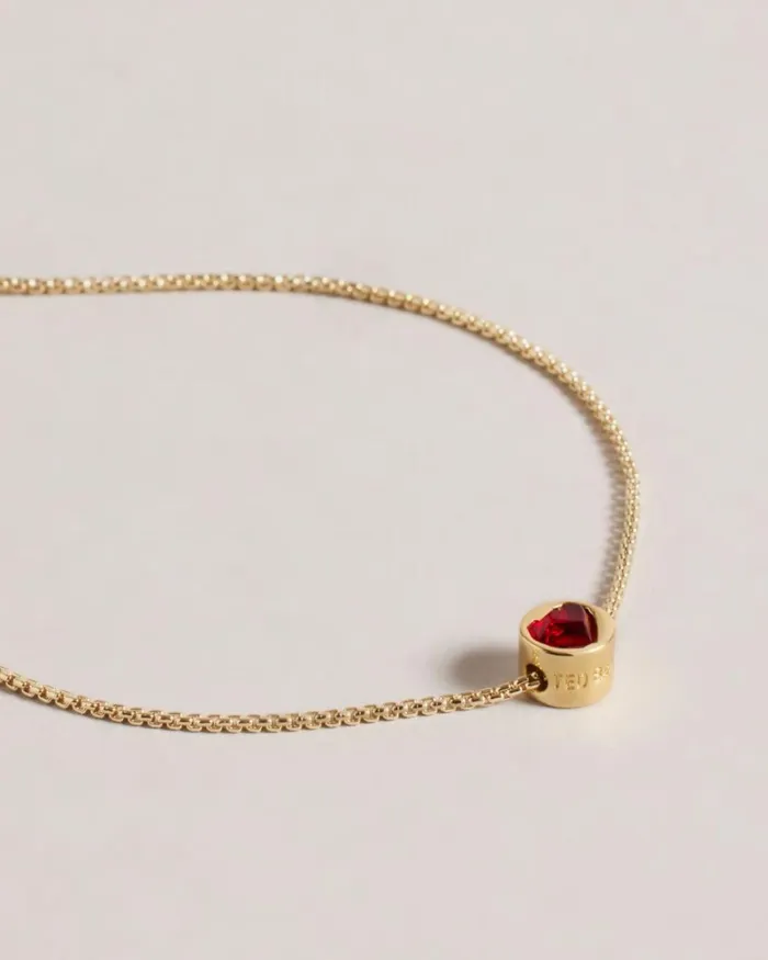Glass Heart Bracelet Red Women Ted Baker Jewelry Glass Heart Bracelet Red Women Ted Baker Jewelry