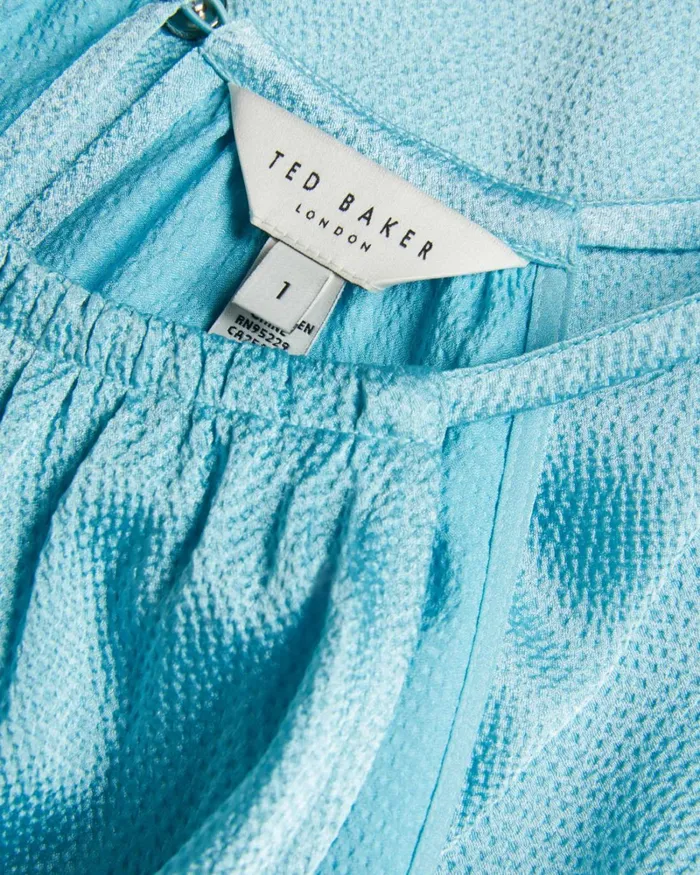 Halterneck Midaxi Dress Blue Women Ted Baker Clothing Halterneck Midaxi Dress Blue Women Ted Baker Clothing