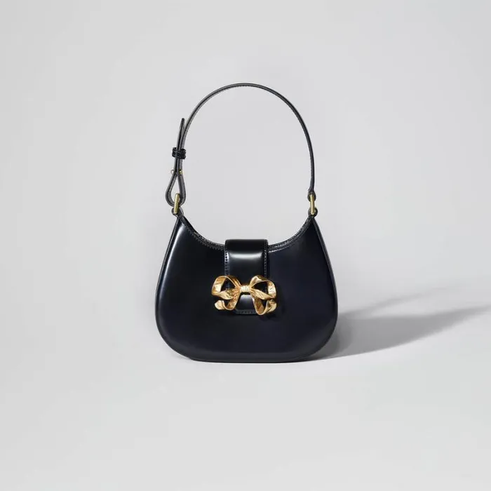 Handbags Woman SelfPortrait Black Bow Mini Shoulder Bag Handbags Woman SelfPortrait Black Bow Mini Shoulder Bag