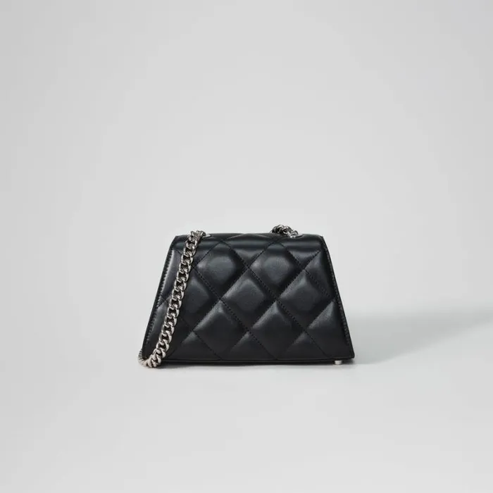 Handbags Woman SelfPortrait Black Quilted Shoulder Mini Bow Bag Handbags Woman SelfPortrait Black Quilted Shoulder Mini Bow Bag