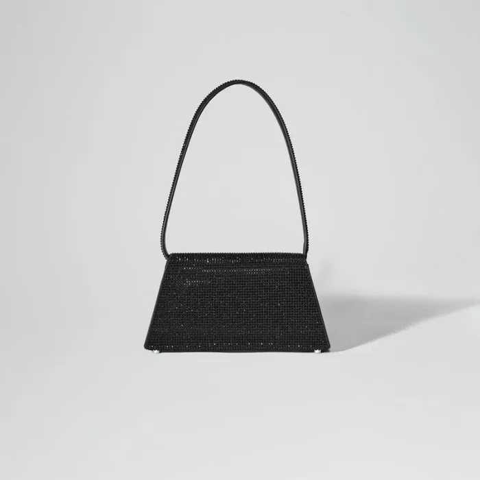 Handbags Woman SelfPortrait Black Rhinestone Bow Mini Shoulder Bag Handbags Woman SelfPortrait Black Rhinestone Bow Mini Shoulder Bag