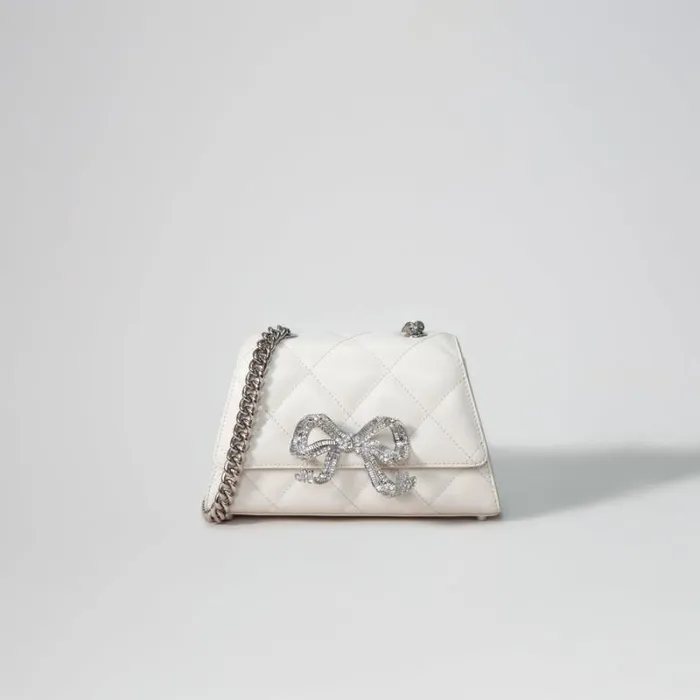 Handbags Woman SelfPortrait Black Rhinestone Bow Mini Shoulder Bag Handbags Woman SelfPortrait Black Rhinestone Bow Mini Shoulder Bag