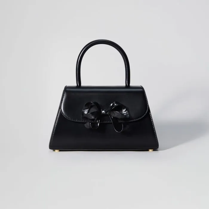 Handbags Woman SelfPortrait Blue Bow Mini Shoulder Bag Handbags Woman SelfPortrait Blue Bow Mini Shoulder Bag