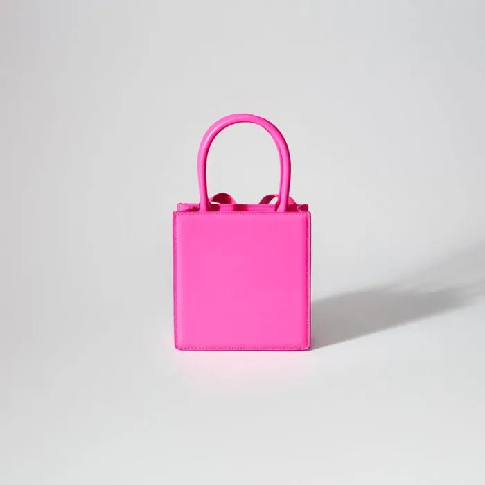 Handbags Woman SelfPortrait Pink Bow Mini Tote Bag Handbags Woman SelfPortrait Pink Bow Mini Tote Bag