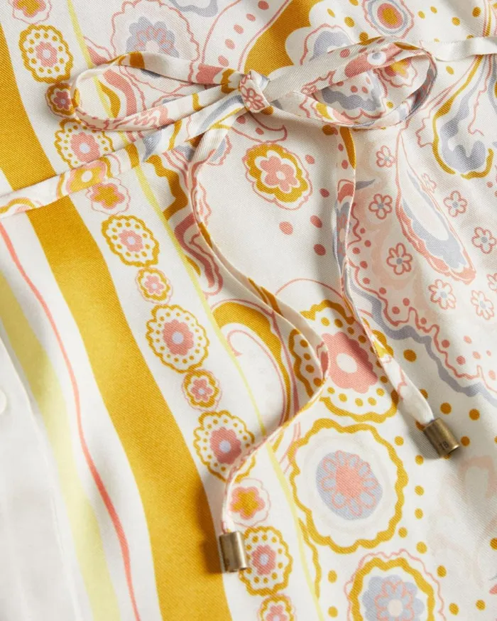 Handkerchief Hem Shirt Dress Yellow Women Ted Baker Dresses Handkerchief Hem Shirt Dress Yellow Women Ted Baker Dresses