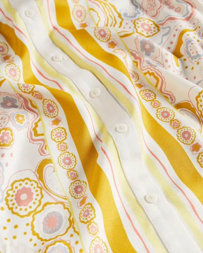 Handkerchief Hem Shirt Dress Yellow Women Ted Baker Dresses Handkerchief Hem Shirt Dress Yellow Women Ted Baker Dresses