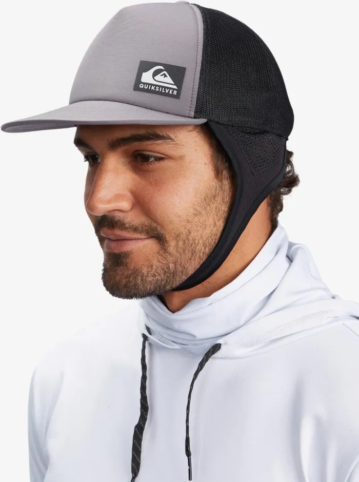 Hats Men Quiksilver Boardmaster Surf Trucker Hat Sleet Hats Men Quiksilver Boardmaster Surf Trucker Hat Sleet
