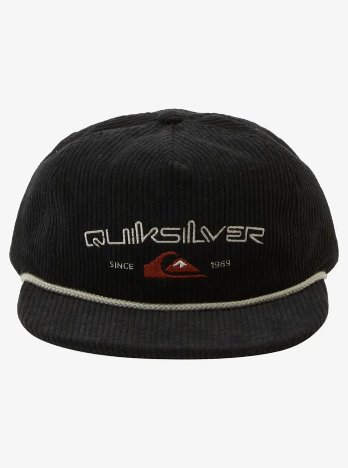 Hats Men Quiksilver Cordonado Trucker Hat Black Hats Men Quiksilver Cordonado Trucker Hat Black