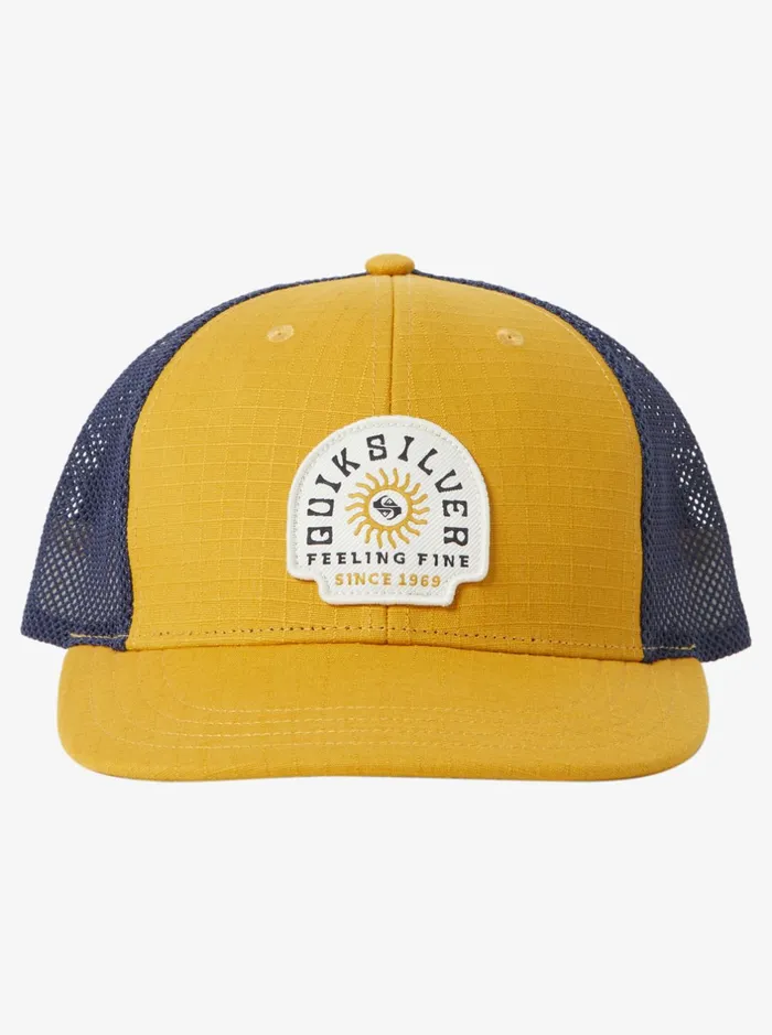 Hats Men Quiksilver Dawner Trucker Hat Mustard Hats Men Quiksilver Dawner Trucker Hat Mustard