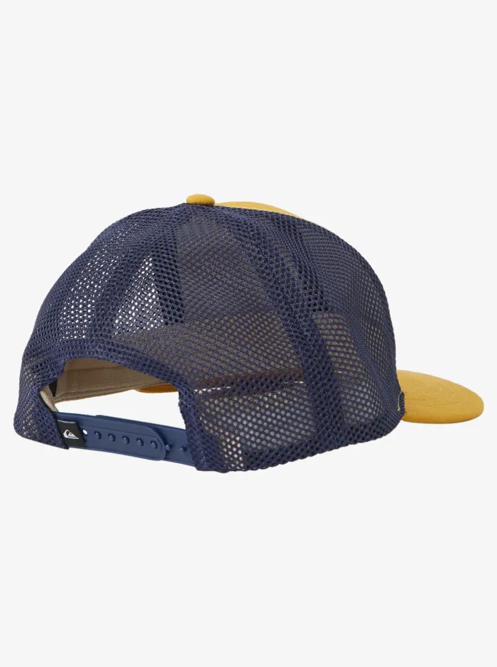 Hats Men Quiksilver Dawner Trucker Hat Mustard Hats Men Quiksilver Dawner Trucker Hat Mustard