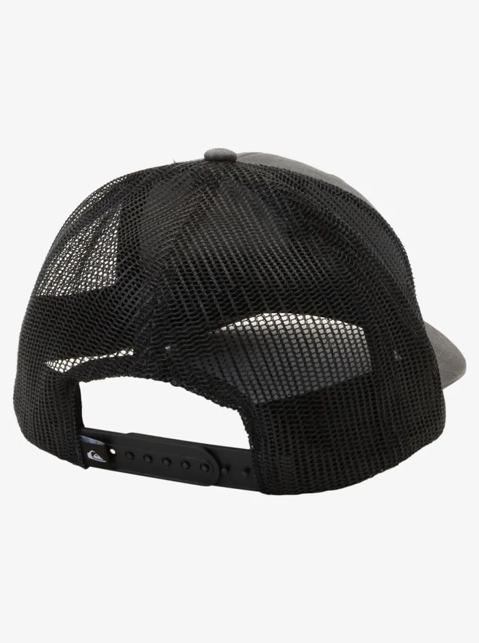 Hats Men Quiksilver Down The Hatch Trucker Hat Tarmac Hats Men Quiksilver Down The Hatch Trucker Hat Tarmac