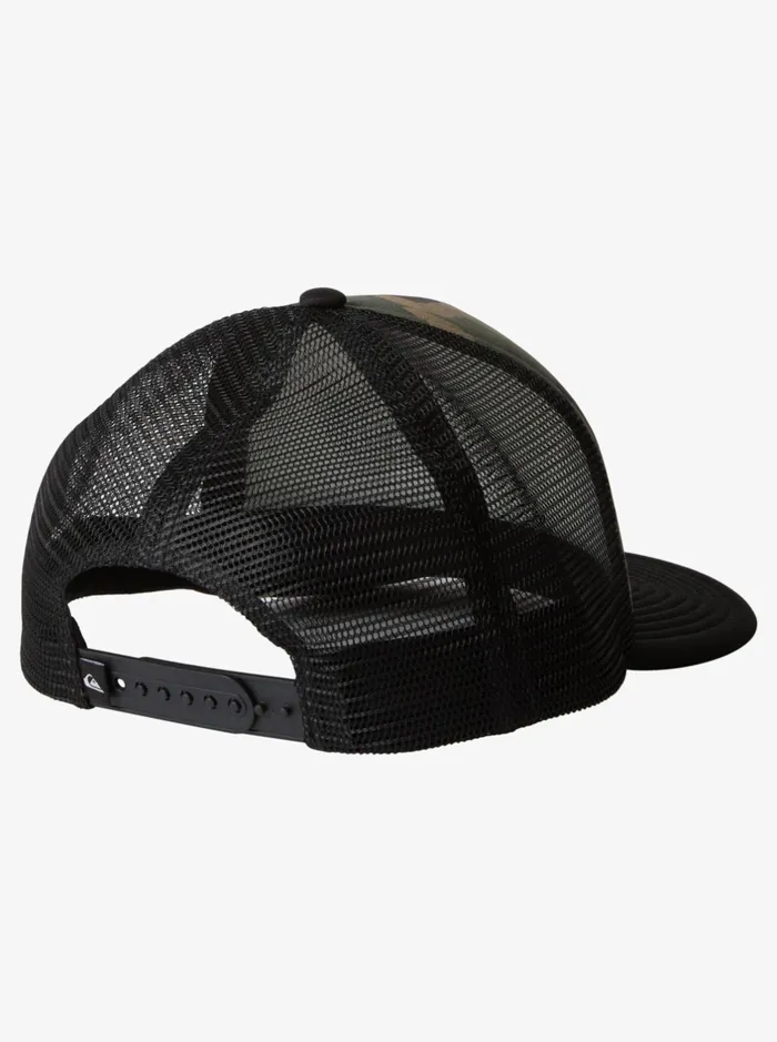Hats Men Quiksilver Emu Coop Trucker Hat Black Hats Men Quiksilver Emu Coop Trucker Hat Black