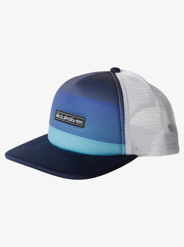 Hats Men Quiksilver Emu Coop Trucker Hat Monaco Blue