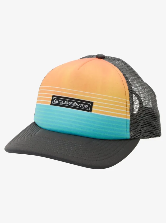Hats Men Quiksilver Emu Coop Trucker Hat Tarmac