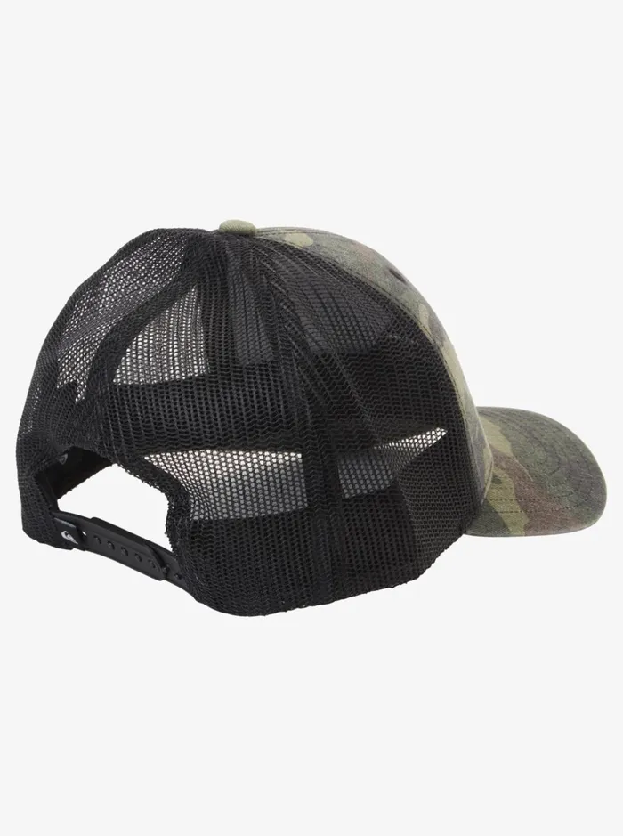 Hats Men Quiksilver Grounder Trucker Hat Camo Hats Men Quiksilver Grounder Trucker Hat Camo