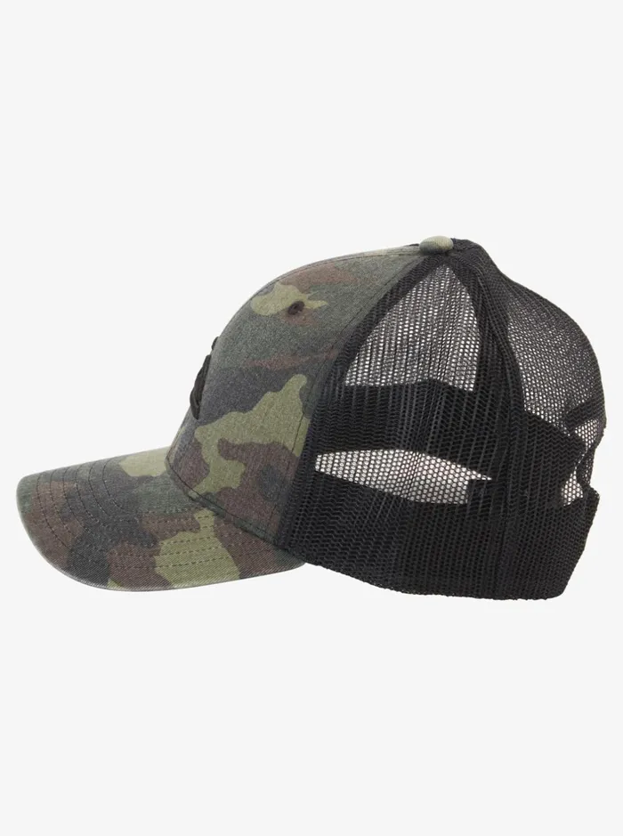 Hats Men Quiksilver Grounder Trucker Hat Camo Hats Men Quiksilver Grounder Trucker Hat Camo