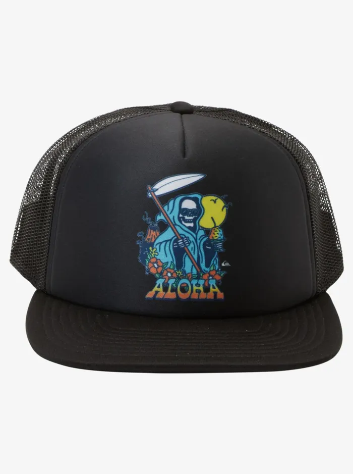 Hats Men Quiksilver Hawaii Ice Cold Trucker Hat Black Hats Men Quiksilver Hawaii Ice Cold Trucker Hat Black