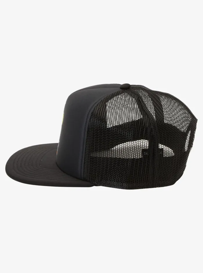 Hats Men Quiksilver Hawaii Ice Cold Trucker Hat Black Hats Men Quiksilver Hawaii Ice Cold Trucker Hat Black