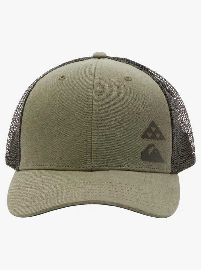 Hats Men Quiksilver Hi Flagpole Trucker Hat Thyme Hats Men Quiksilver Hi Flagpole Trucker Hat Thyme