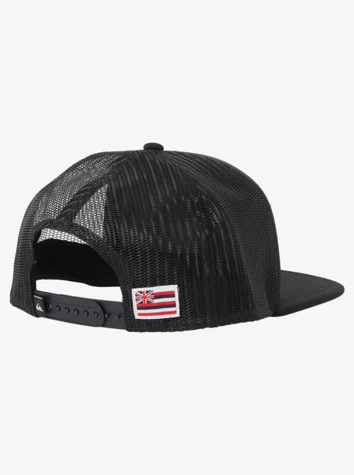 Hats Men Quiksilver Hi Island Rock Trucker Hat Black