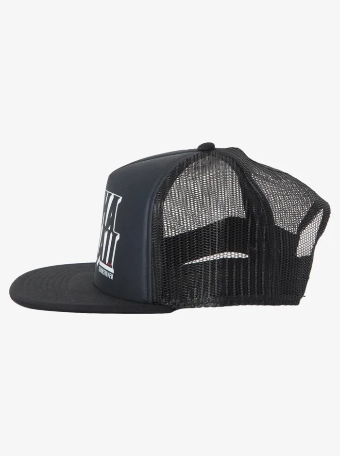 Hats Men Quiksilver Hi Island Rock Trucker Hat Black