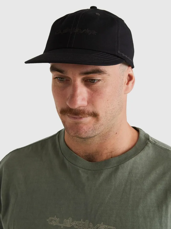 Hats Men Quiksilver Mikey Snapback Hat Black Hats Men Quiksilver Mikey Snapback Hat Black