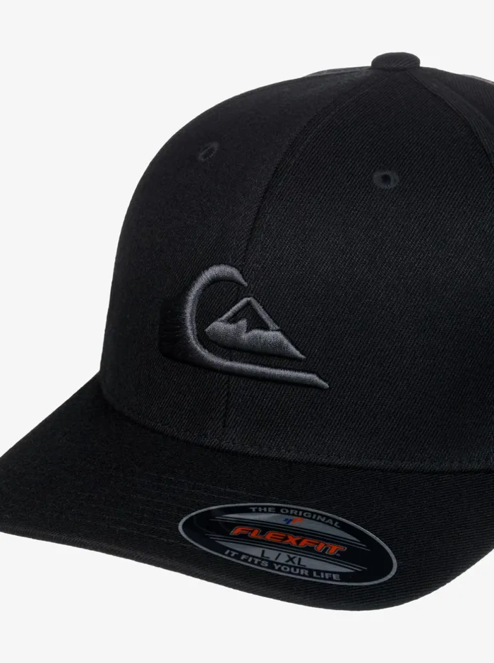 Hats Men Quiksilver Mountain And Wave Flexfit Hat Blackblack Hats Men Quiksilver Mountain And Wave Flexfit Hat Blackblack