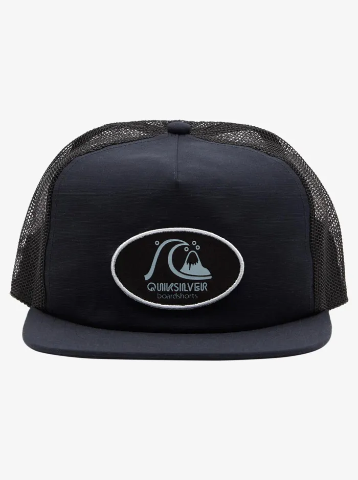 Hats Men Quiksilver Originals Trucker Hat Black Hats Men Quiksilver Originals Trucker Hat Black