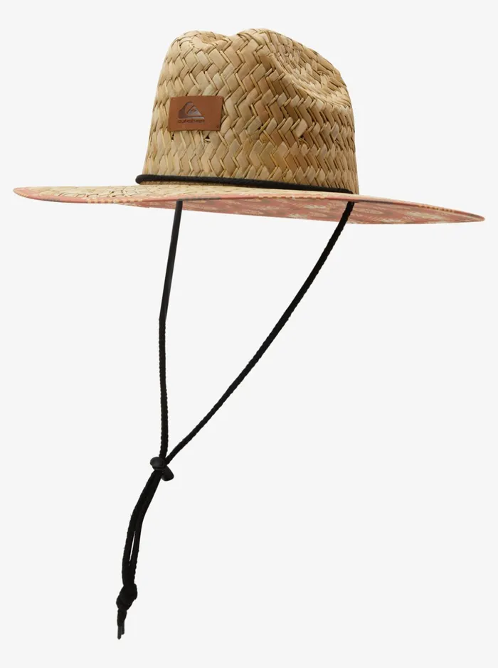 Hats Men Quiksilver Outsider Straw Lifeguard Hat Baked Clay