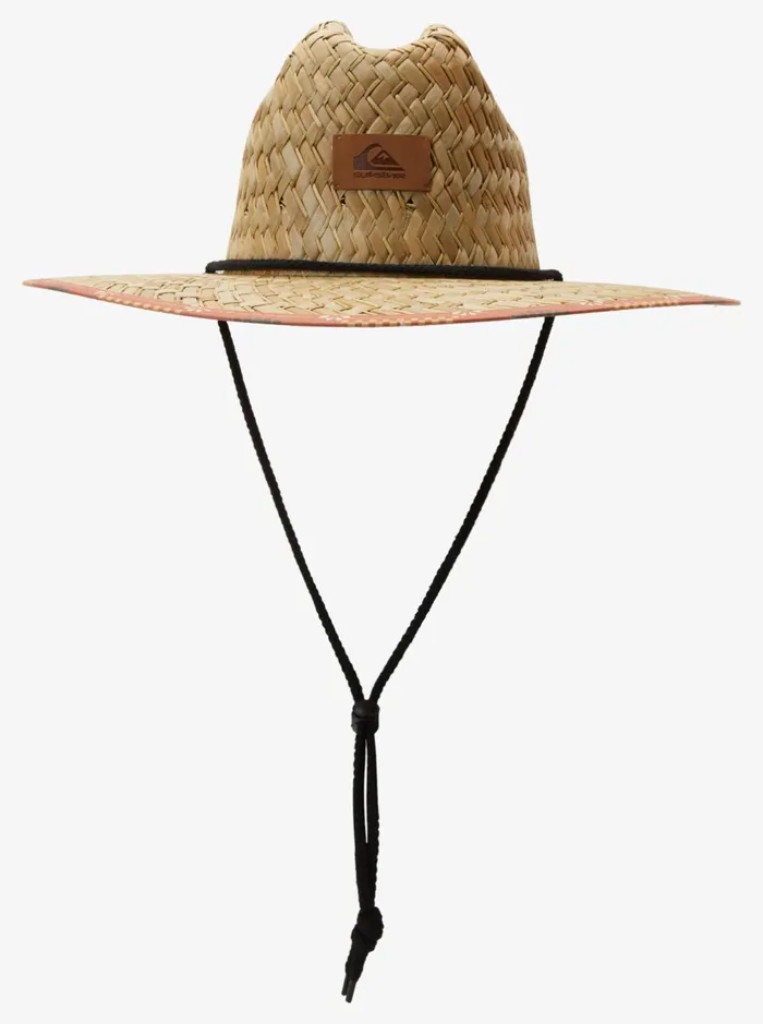 Hats Men Quiksilver Outsider Straw Lifeguard Hat Baked Clay Hats Men Quiksilver Outsider Straw Lifeguard Hat Baked Clay