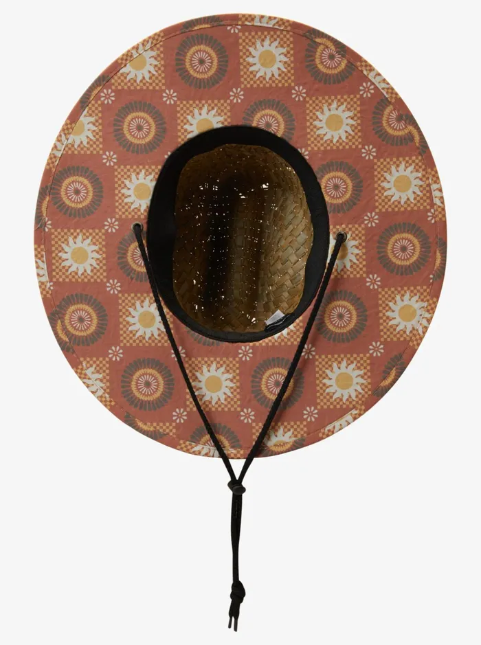 Hats Men Quiksilver Outsider Straw Lifeguard Hat Baked Clay Hats Men Quiksilver Outsider Straw Lifeguard Hat Baked Clay