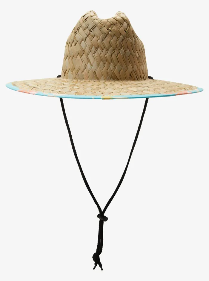 Hats Men Quiksilver Outsider Straw Lifeguard Hat Blue Radiance Hats Men Quiksilver Outsider Straw Lifeguard Hat Blue Radiance