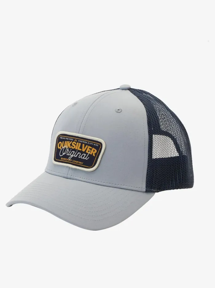 Hats Men Quiksilver Reeled In Trucker Hat Sleet