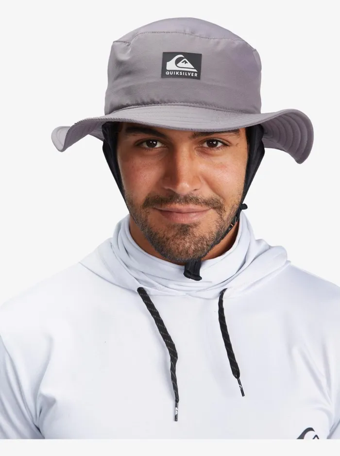 Hats Men Quiksilver Surfmaster Boonie Hat Sleet Hats Men Quiksilver Surfmaster Boonie Hat Sleet