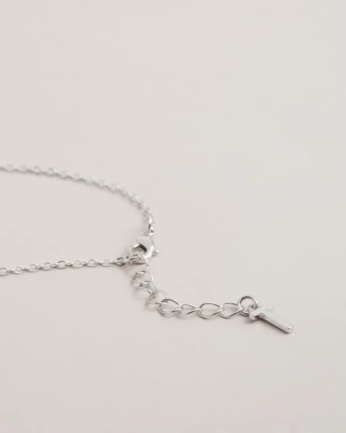 Heart Pendant Necklace Silver Color Women Ted Baker Jewelry