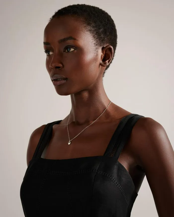 Heart Pendant Necklace Silver Color Women Ted Baker Jewelry Heart Pendant Necklace Silver Color Women Ted Baker Jewelry