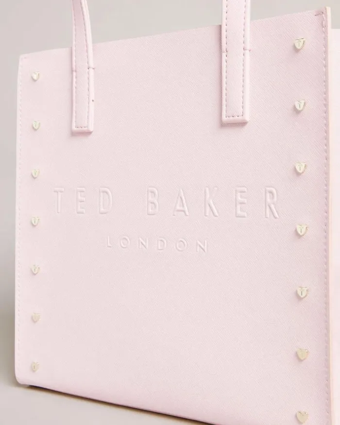 Heart Studded Small Icon Bag Pale Pink Women Ted Baker Bags Heart Studded Small Icon Bag Pale Pink Women Ted Baker Bags