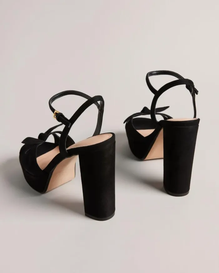 Heeled Platform Sandals Black Women Ted Baker Sandals and Sliders