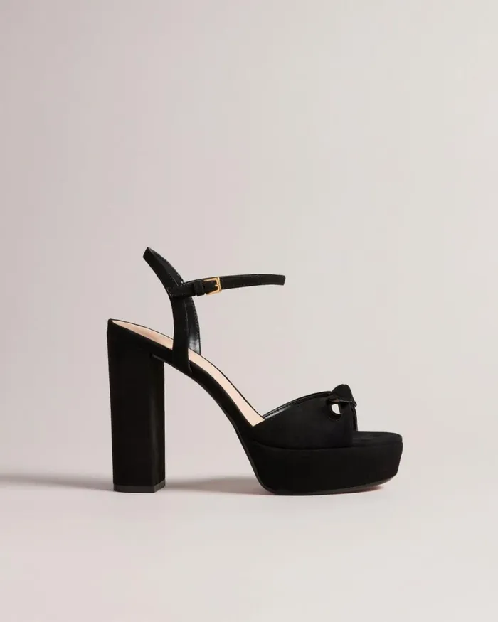 Heeled Platform Sandals Black Women Ted Baker Sandals and Sliders Heeled Platform Sandals Black Women Ted Baker Sandals and Sliders