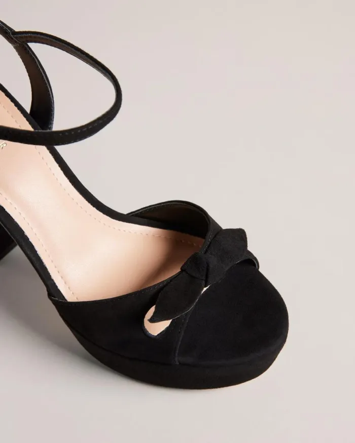 Heeled Platform Sandals Black Women Ted Baker Sandals and Sliders Heeled Platform Sandals Black Women Ted Baker Sandals and Sliders