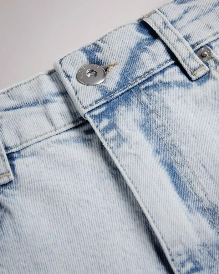 High Rise Denim Shorts Light Wash Women Ted Baker Clothing